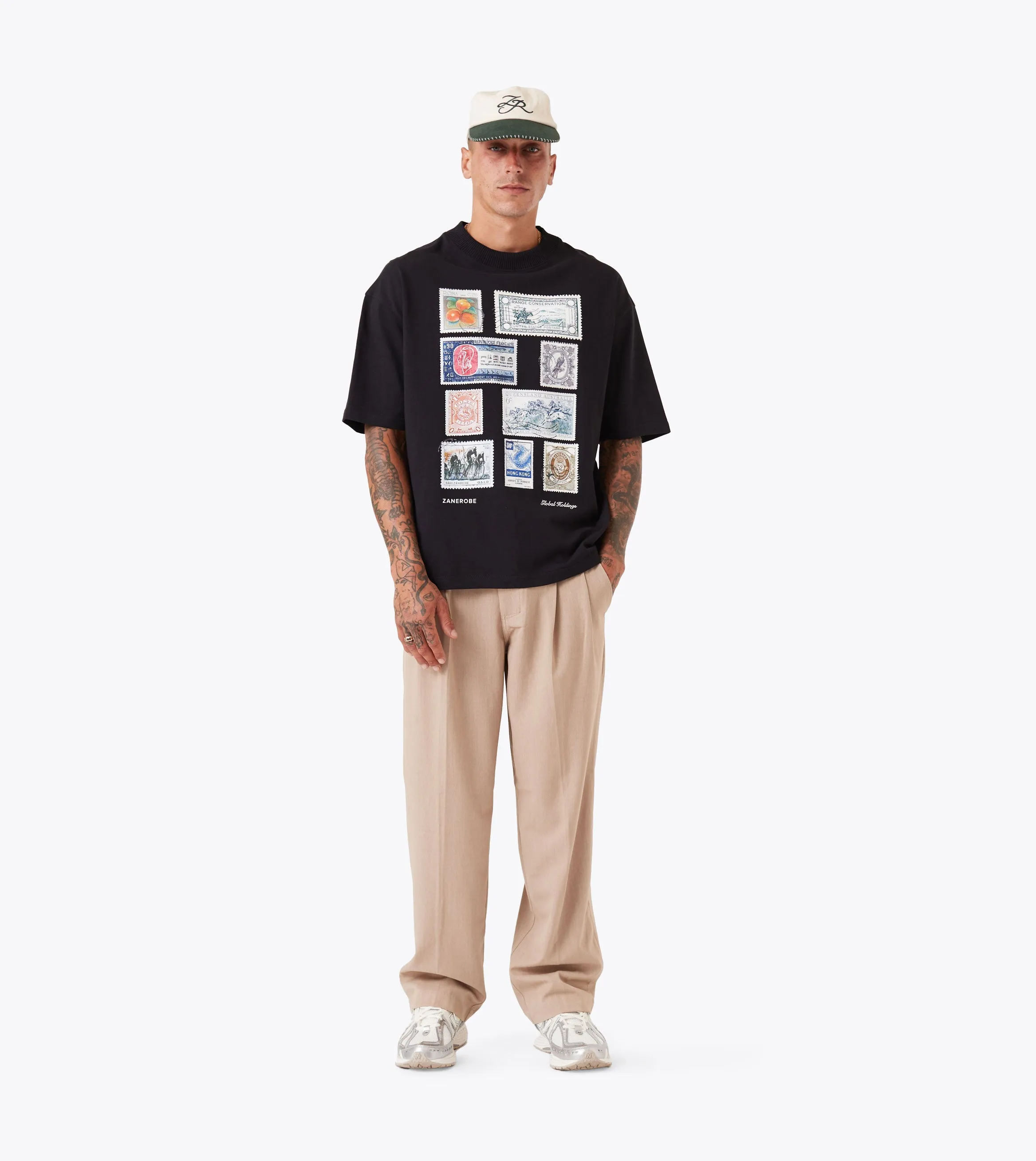 Stamps Lounge Tee Black