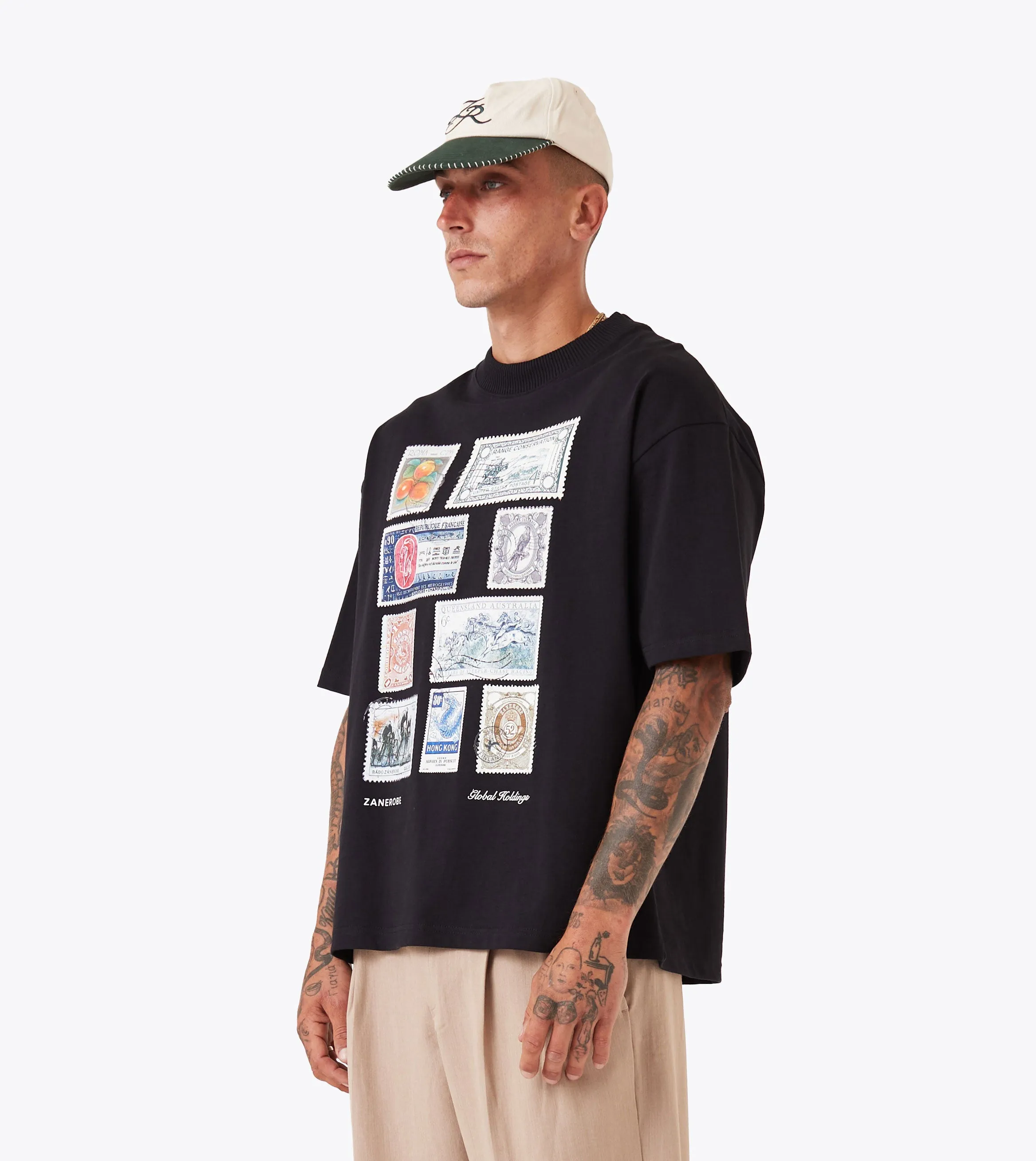 Stamps Lounge Tee Black