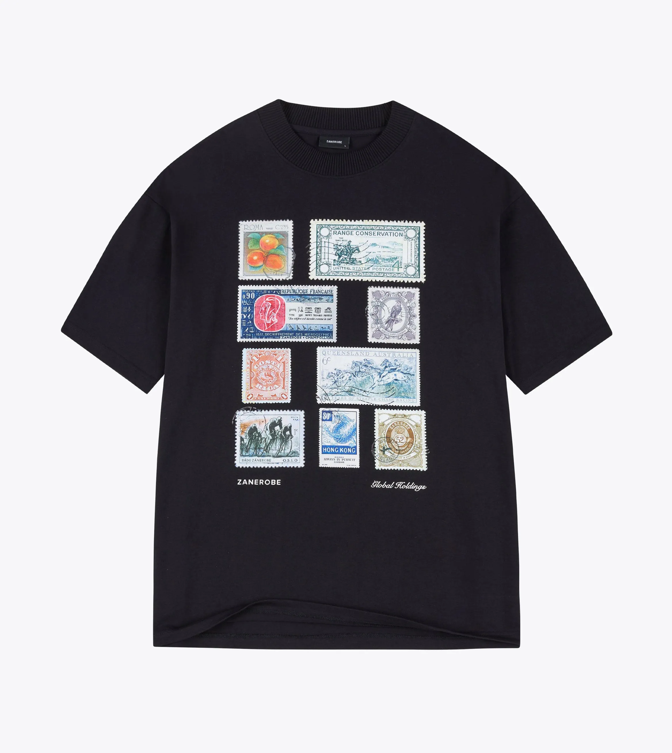 Stamps Lounge Tee Black