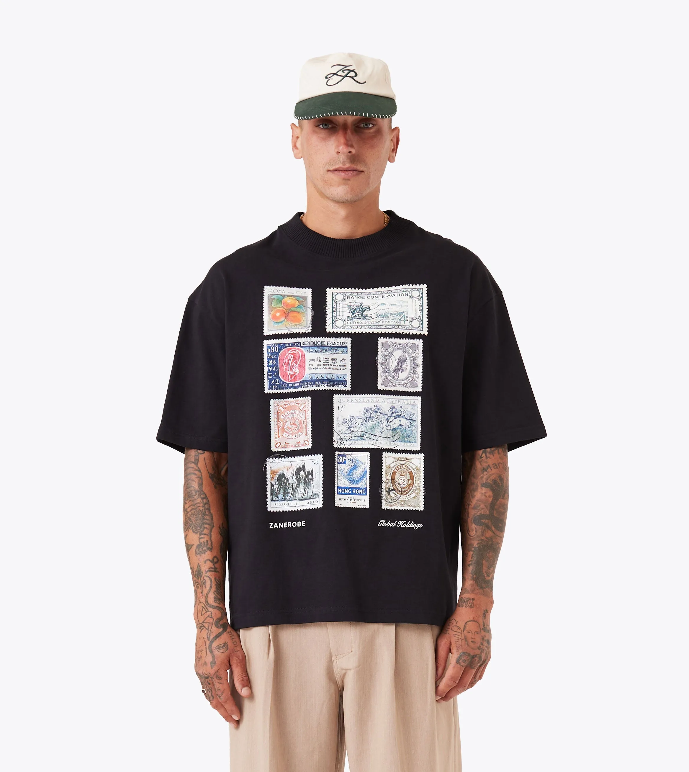 Stamps Lounge Tee Black