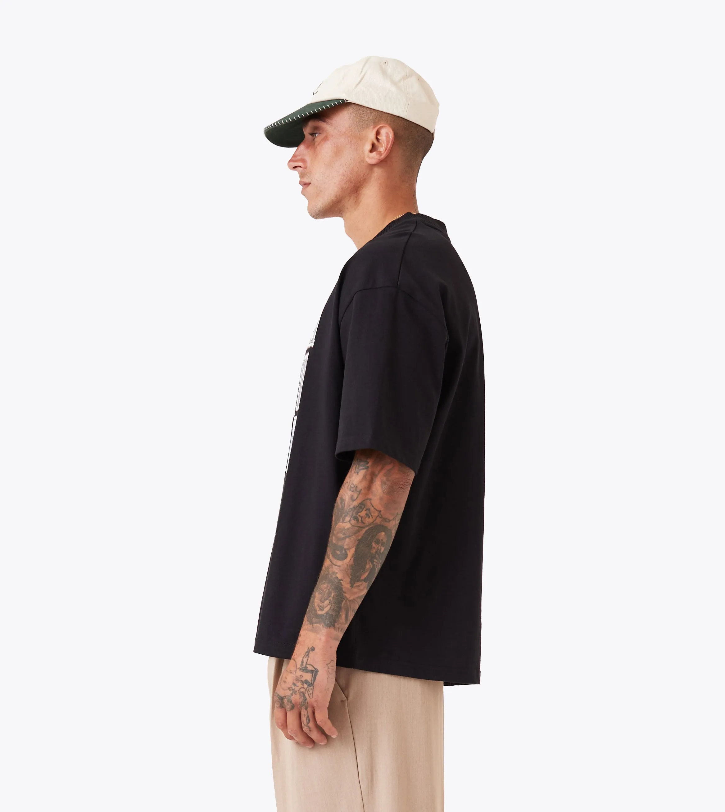 Stamps Lounge Tee Black