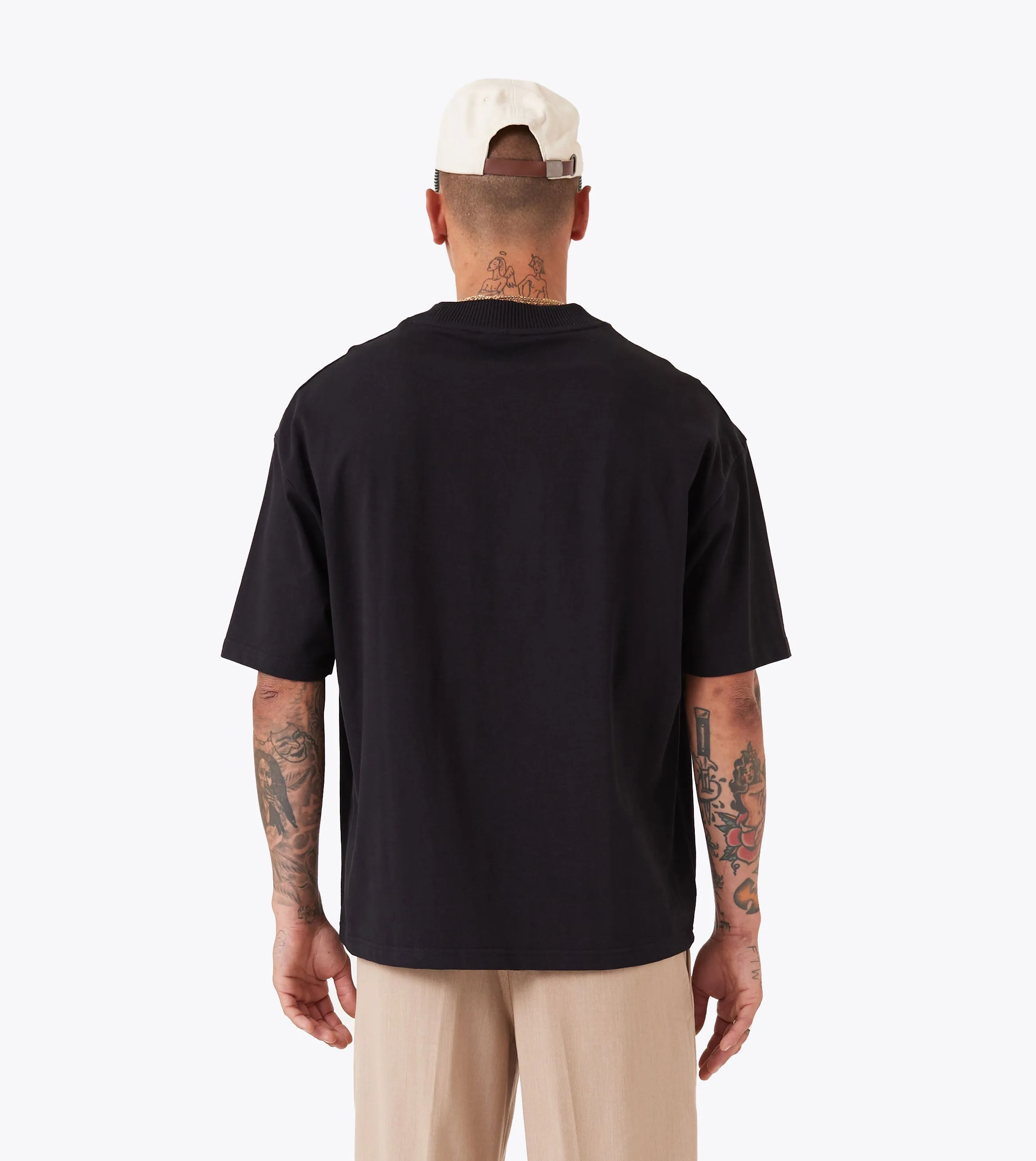 Stamps Lounge Tee Black