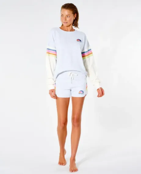 Surf Revival Wave Short- Light Grey Heather