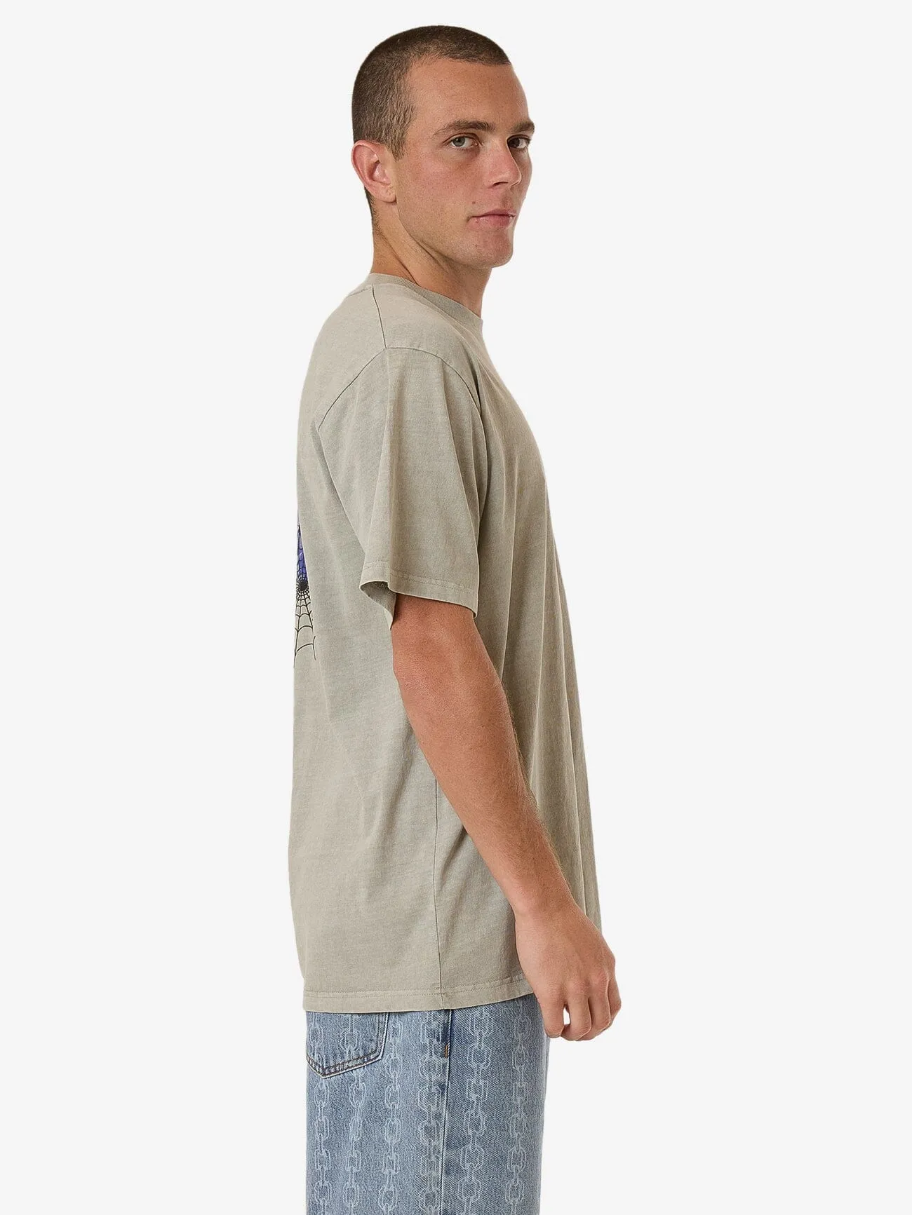 The Beginning Is Ending Merch Fit Tee - Fog