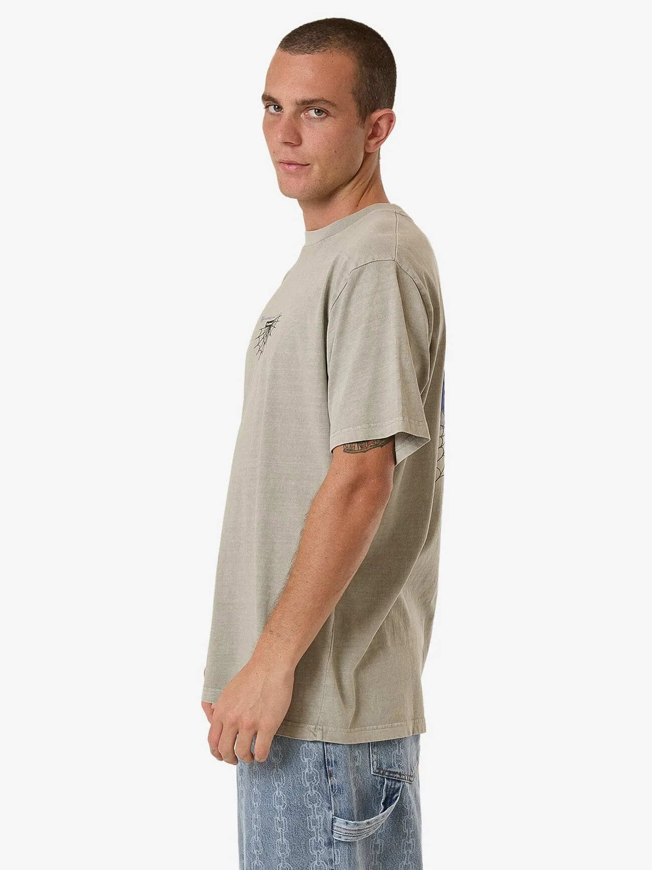 The Beginning Is Ending Merch Fit Tee - Fog