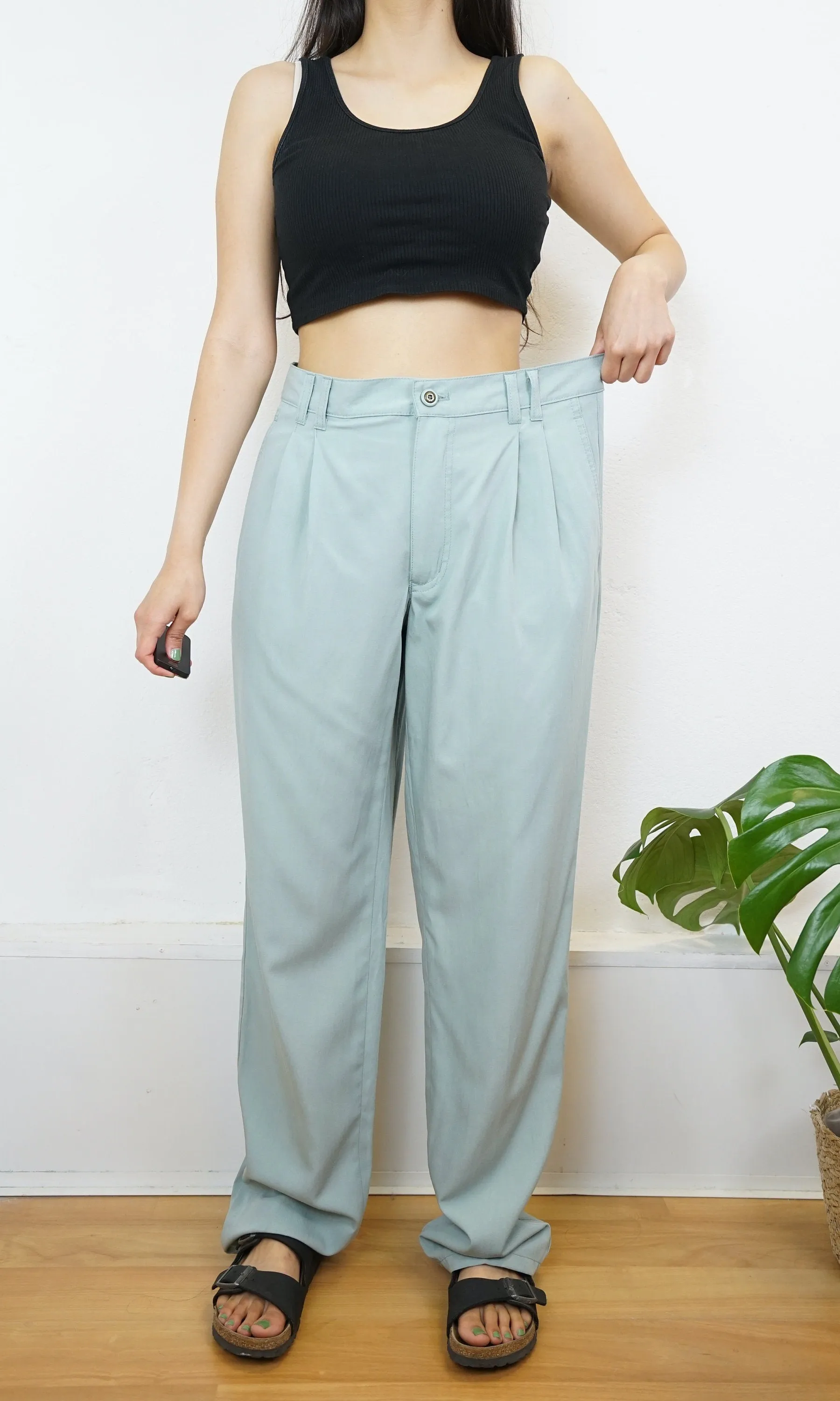 Vintage Pants size L light blue