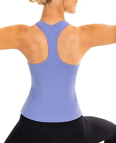 Women's Racerback Tank Top Yoga Performance Workout Tops