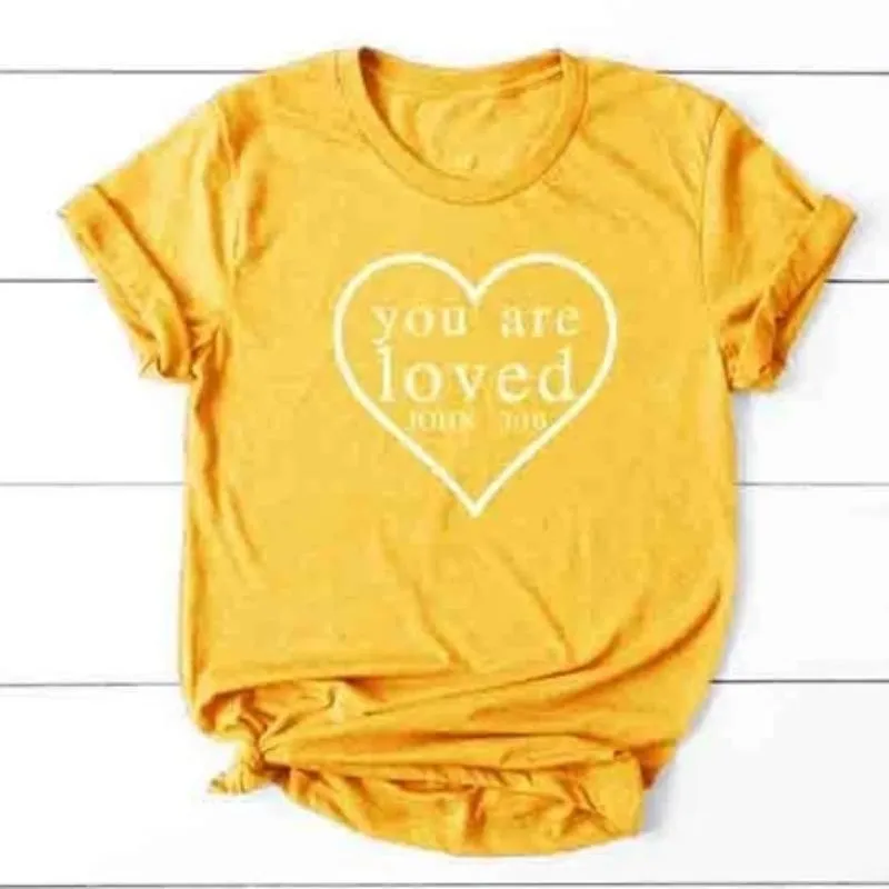 You Are Loved Christian Statement Shirt
