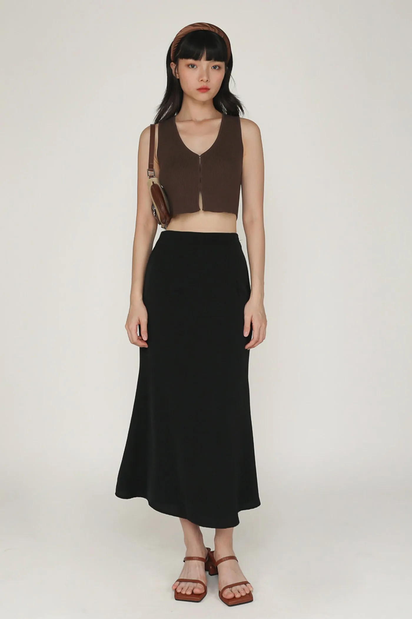 Yuka Hook Front Knit Top
