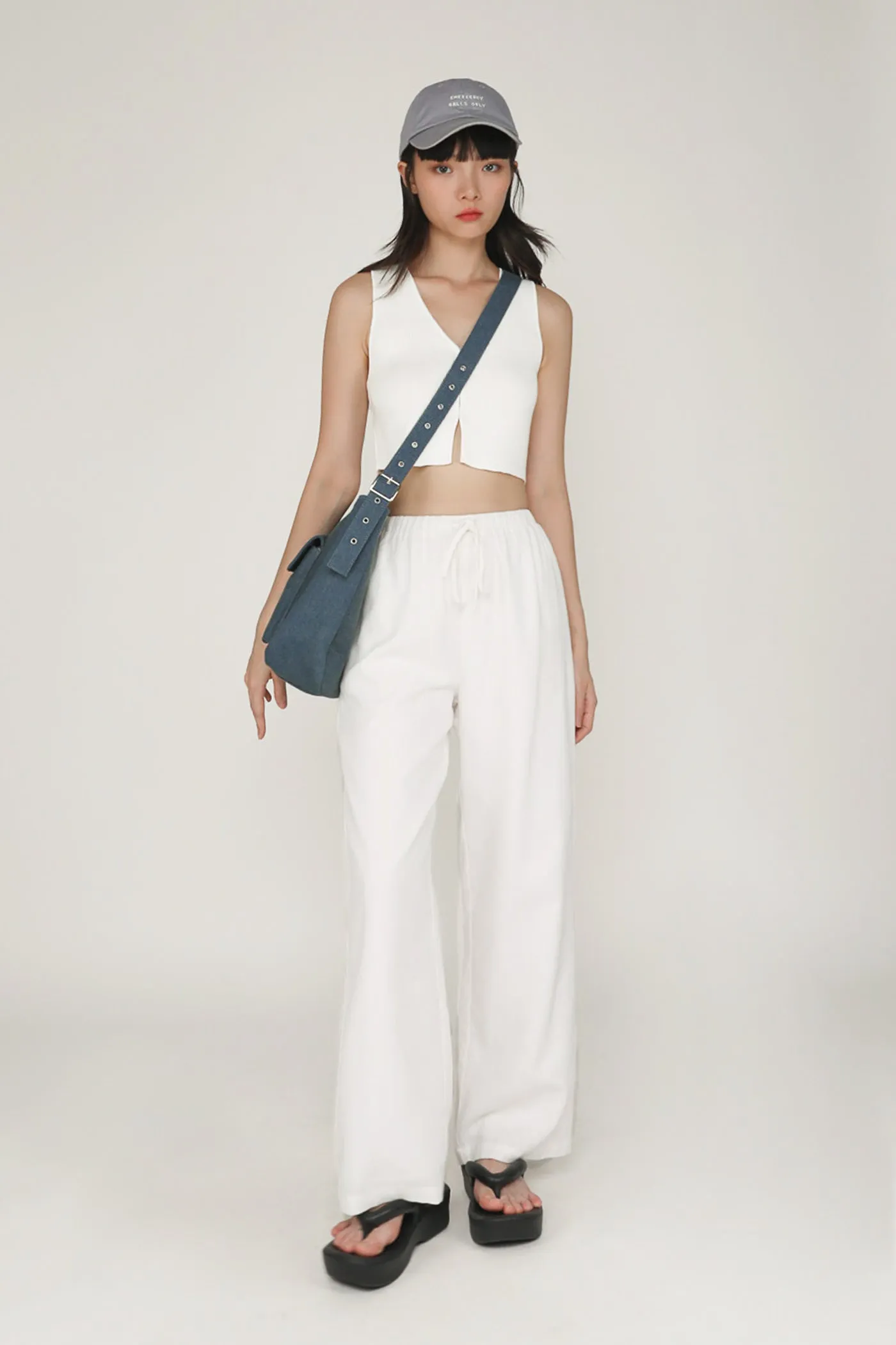 Yuka Hook Front Knit Top