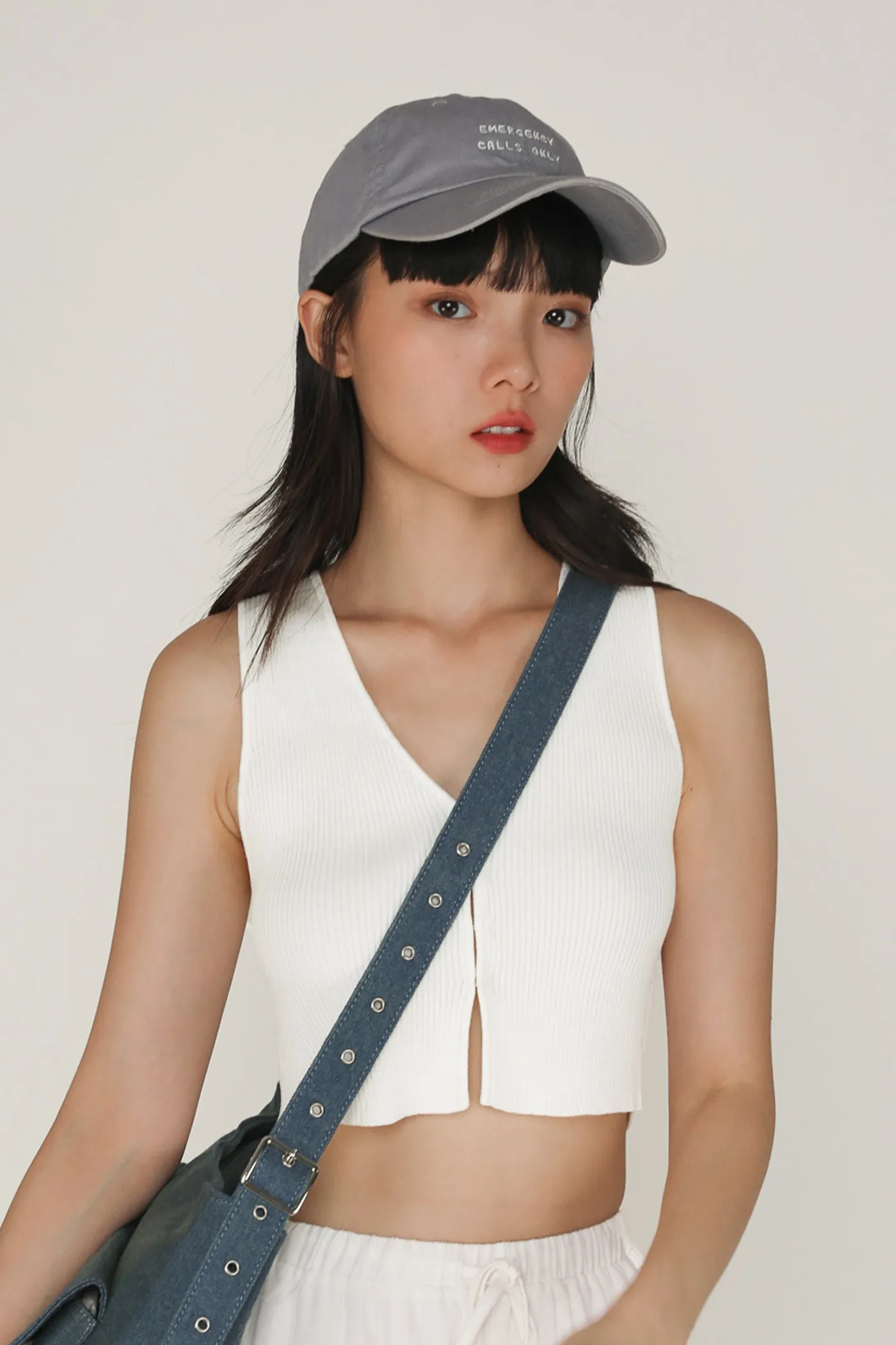 Yuka Hook Front Knit Top