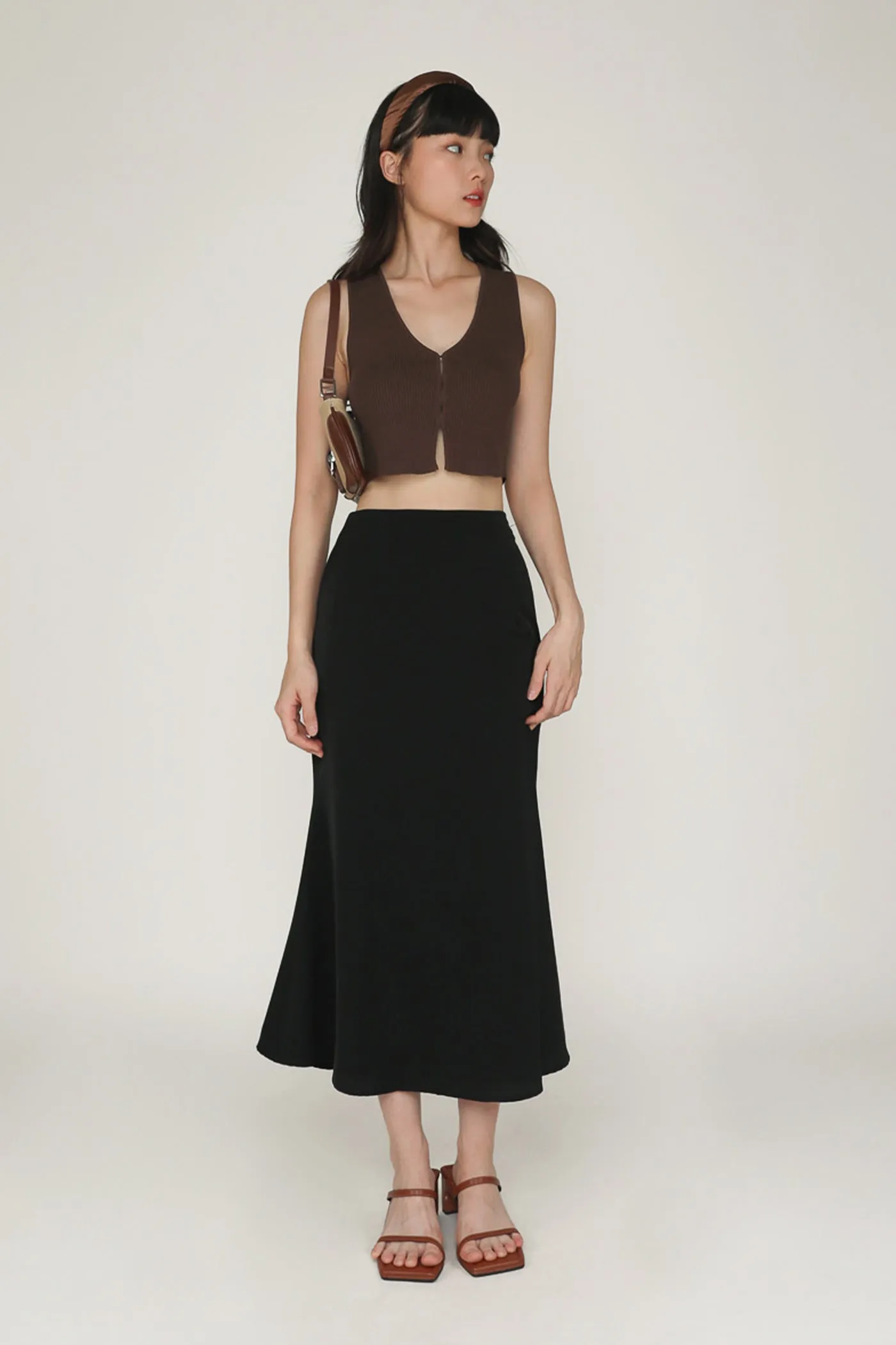 Yuka Hook Front Knit Top