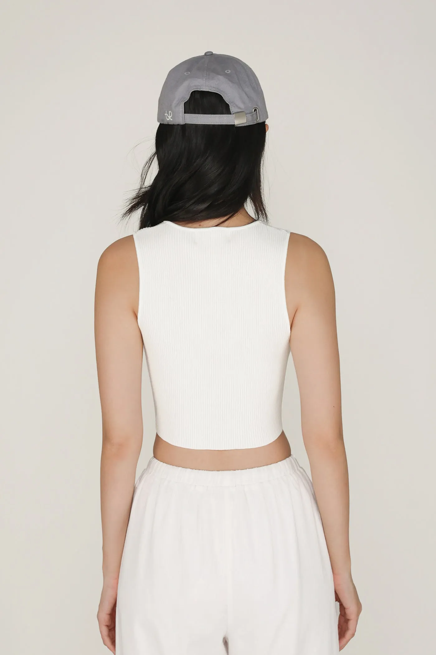 Yuka Hook Front Knit Top