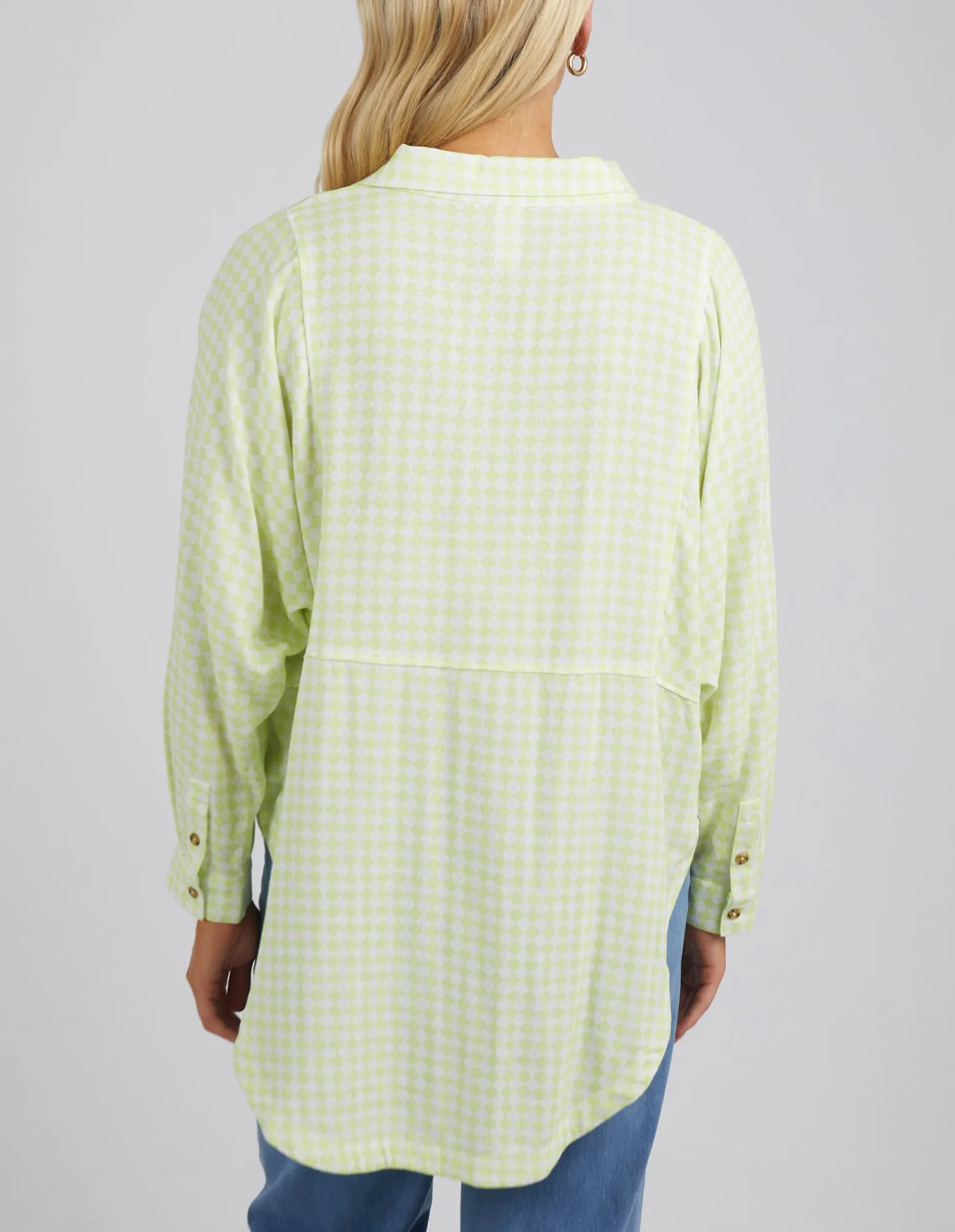 Zest Shirt Keylime Checkerboard