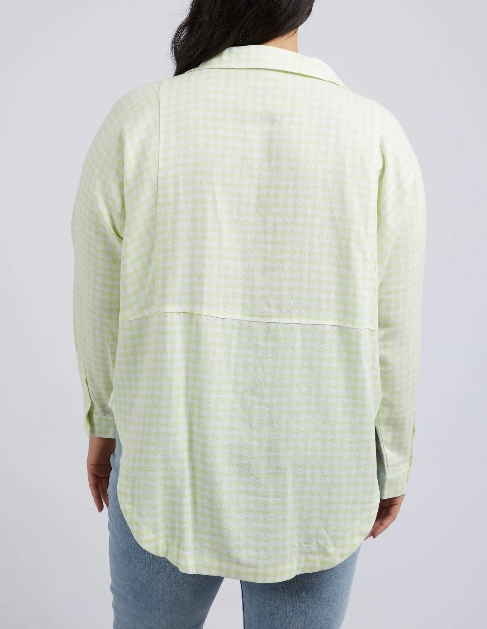 Zest Shirt Keylime Checkerboard