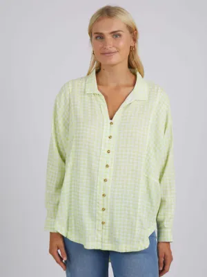 Zest Shirt Keylime Checkerboard