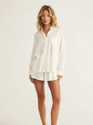 ZSupply The Perfect Linen Top - White